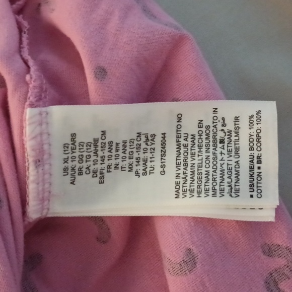 Girls Short Sleeve Top XL - Picture 4 of 4